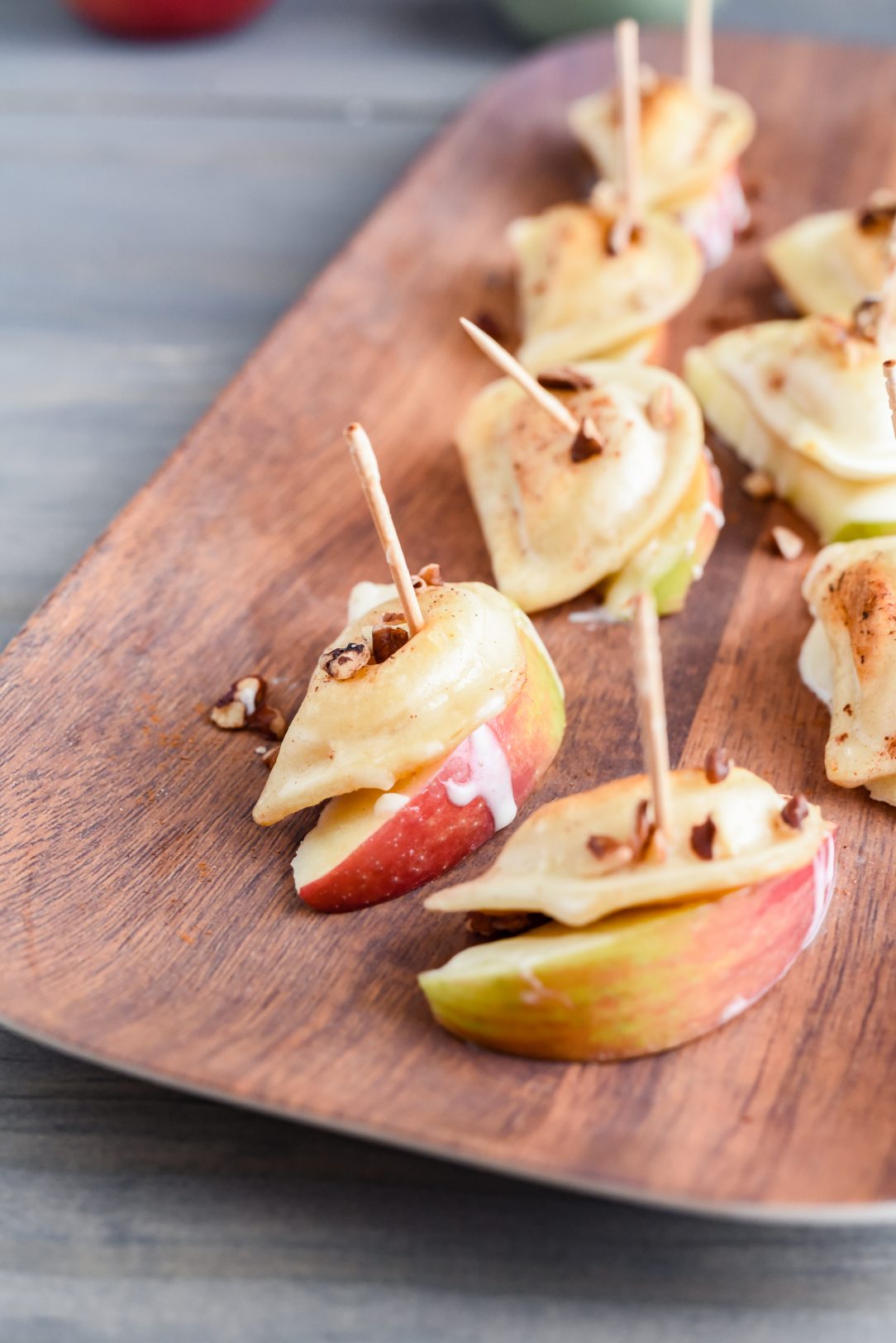 My Modern Cookery - Apple Pierogy Bites with Crème Fraîche